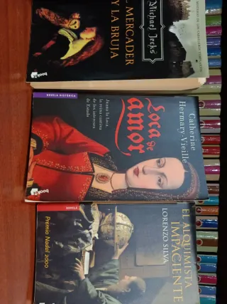 Lote 3 libros novela histórica