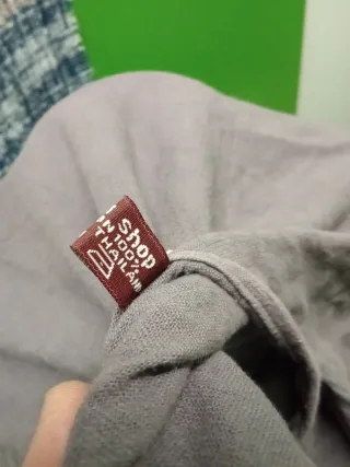 Camiseta casual morada claro de manga corta