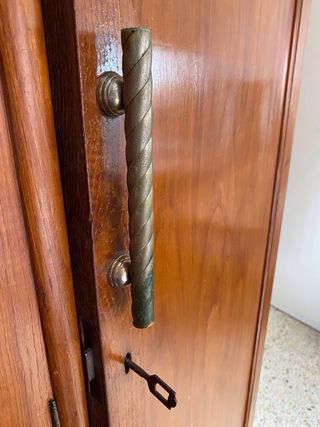 Dormitorio completo antiguo madera de roble macizo