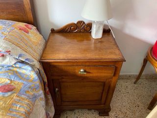 Dormitorio completo antiguo madera de roble macizo