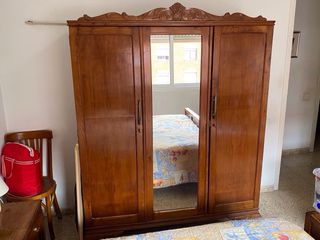 Dormitorio completo antiguo madera de roble macizo