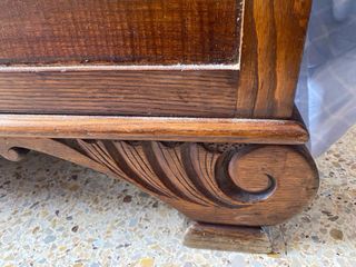 Dormitorio completo antiguo madera de roble macizo