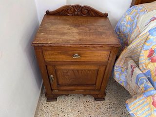 Dormitorio completo antiguo madera de roble macizo