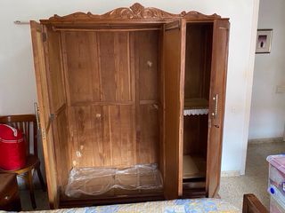 Dormitorio completo antiguo madera de roble macizo