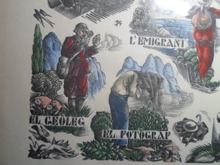 Xilografía Antigua Firmada E. C. Ricart 1931