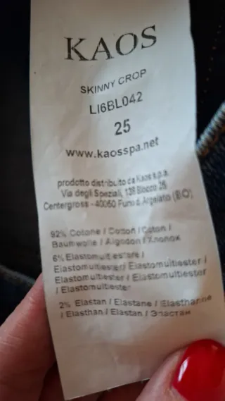 Jeans Kaos donna blu