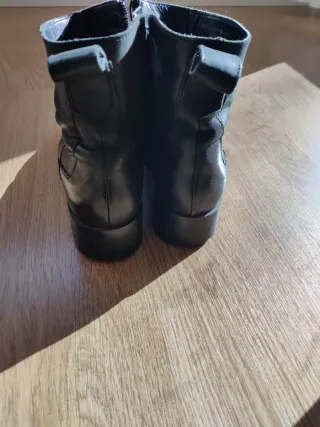 Botines Zara Piel Negros