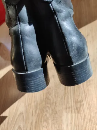 Botines Zara Piel Negros