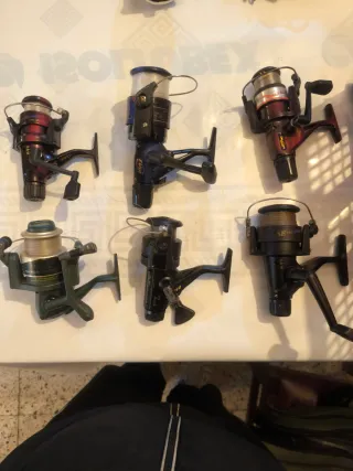 Pack 6 carretes de pesca