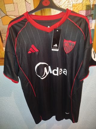 Camiseta Fútbol Adidas Negra Talla S y XXL