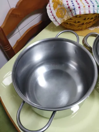 Juego de ollas de acero Monforte de Lemos inoxidab