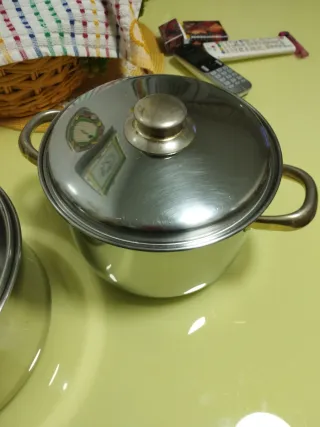 Juego de ollas de acero Monforte de Lemos inoxidab