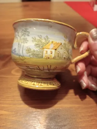 Tazza antiquariato Castelli