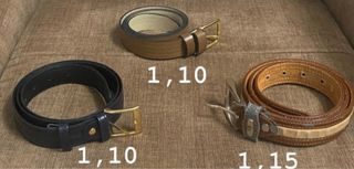 Lote 6 Cinturones Tejidos