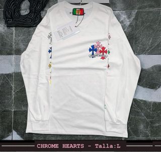 Camiseta Chrome Hearts Manga Larga Talla L