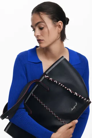 Bolso bandolera Desigual negro