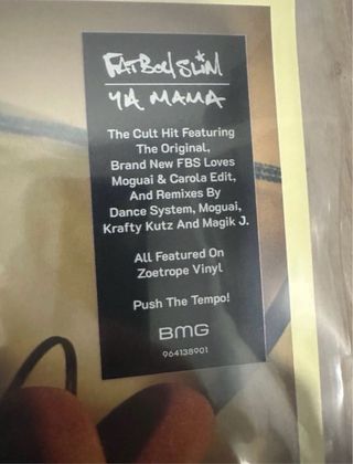 Vinilo Fatboy Slim - Ya Mama Vinilo Zoetrope