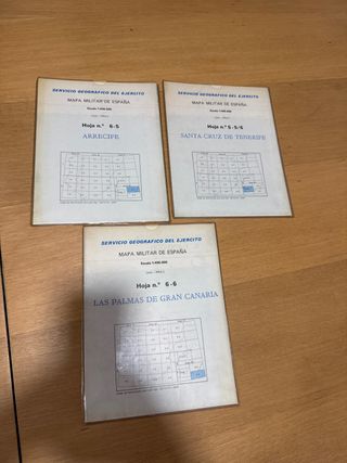 3 Mapas Militares de España - Servicio Geográfico
