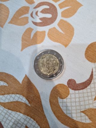 2 Monedas 2€ Conmemorativas (Unicef y Dante)