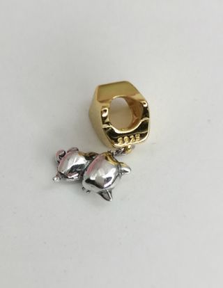 CHARM GATO CON ESTRE PARA PULSERA PANDORA CON CAJA