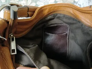 Borsa Toty in vera pelle marrone