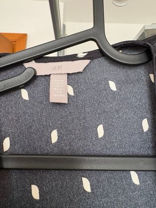 Vestito H&M a portafoglio fantasia pois S