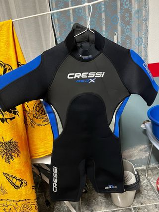 Traje Neopreno Shorty Cressi Med X Talla M