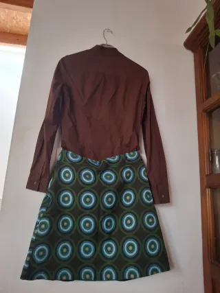 Falda Desigual y camisa