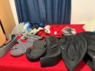 Carrito de bebé plegable