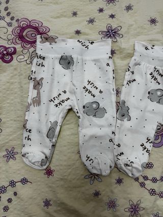 Lote de pantalones de Bebé Gemelos 0-3 Meses