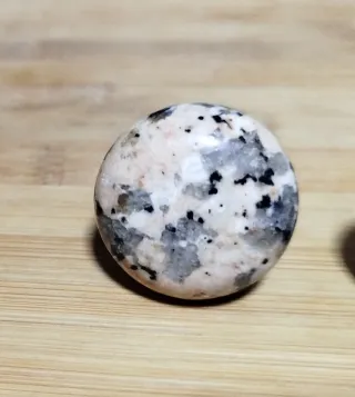 Antiguos pomos/tiradores de mármol vintage (4 unid