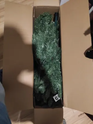 Árbol Navidad Artificial 180cm con 310 Luces