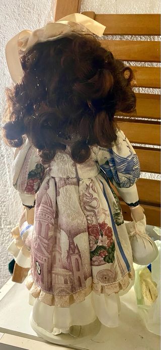 Bambola porcellana stile 800 vintage