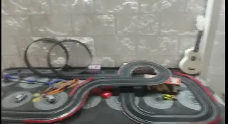 Scalextric con 4 coches