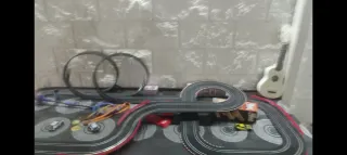 Scalextric con 4 coches