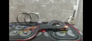 Scalextric con 4 coches