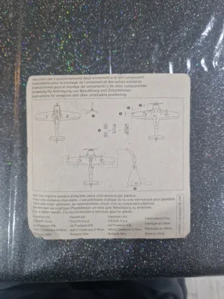 Modellino aereo Fabbri in metallo