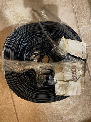 Bobine Cabo Audio e Video 3 Condutores Preto