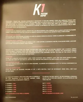 Kit Gilet postura uomo ekeep colore nero