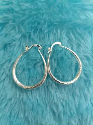 Pendientes Aro Plata Ley 925