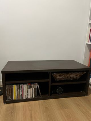 Mueble TV Negro Caoba 110x50x42