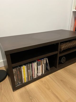 Mueble TV Negro Caoba 110x50x42