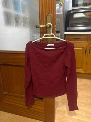 Jersey Zara Vino Talla L