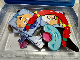 Playtive Juego Magnético Caras 77 Piezas