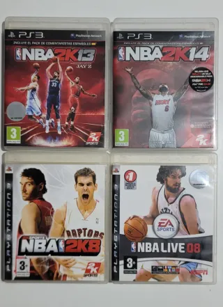 Juegos PS3 NBA 2K13, 2K14, 2K8, Live 08