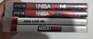 Juegos PS3 NBA 2K13, 2K14, 2K8, Live 08