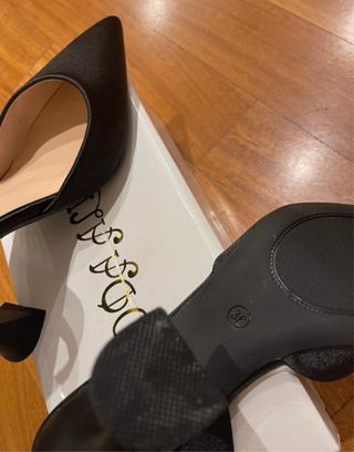 Mood&Spice Scarpe Nere Slingback Tacco