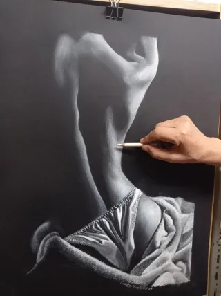 Dibujo a mano, Mujer