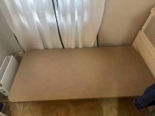 Base tapizada 90x190cm con 6 patas