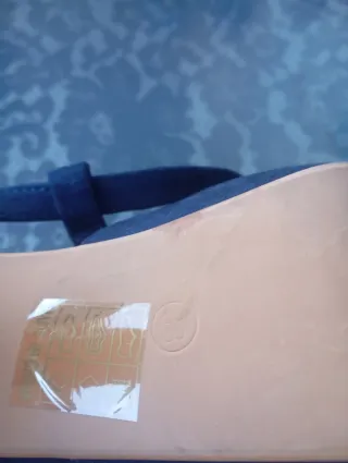 Zapatos de tacón azul